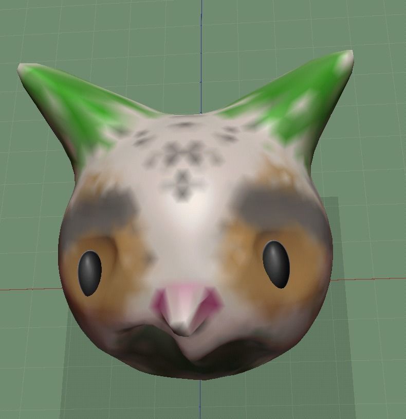 Villi cat Low-poly 3D model_4