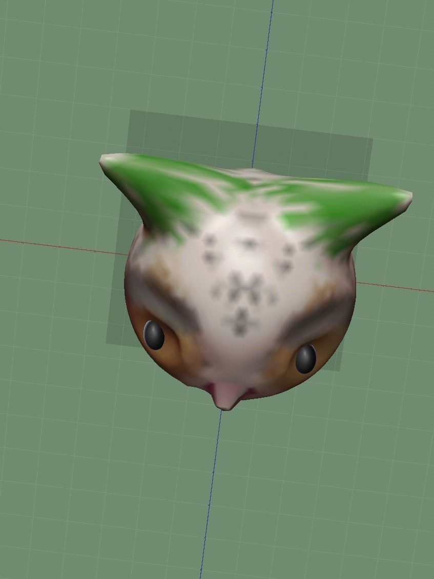 Villi cat Low-poly 3D model_2