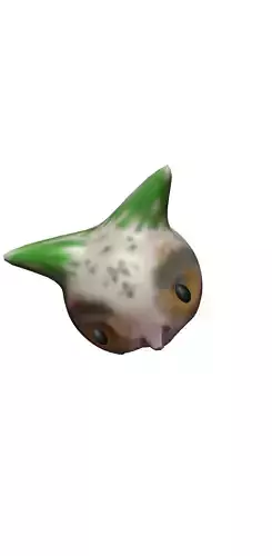 Villi cat Low-poly 3D model