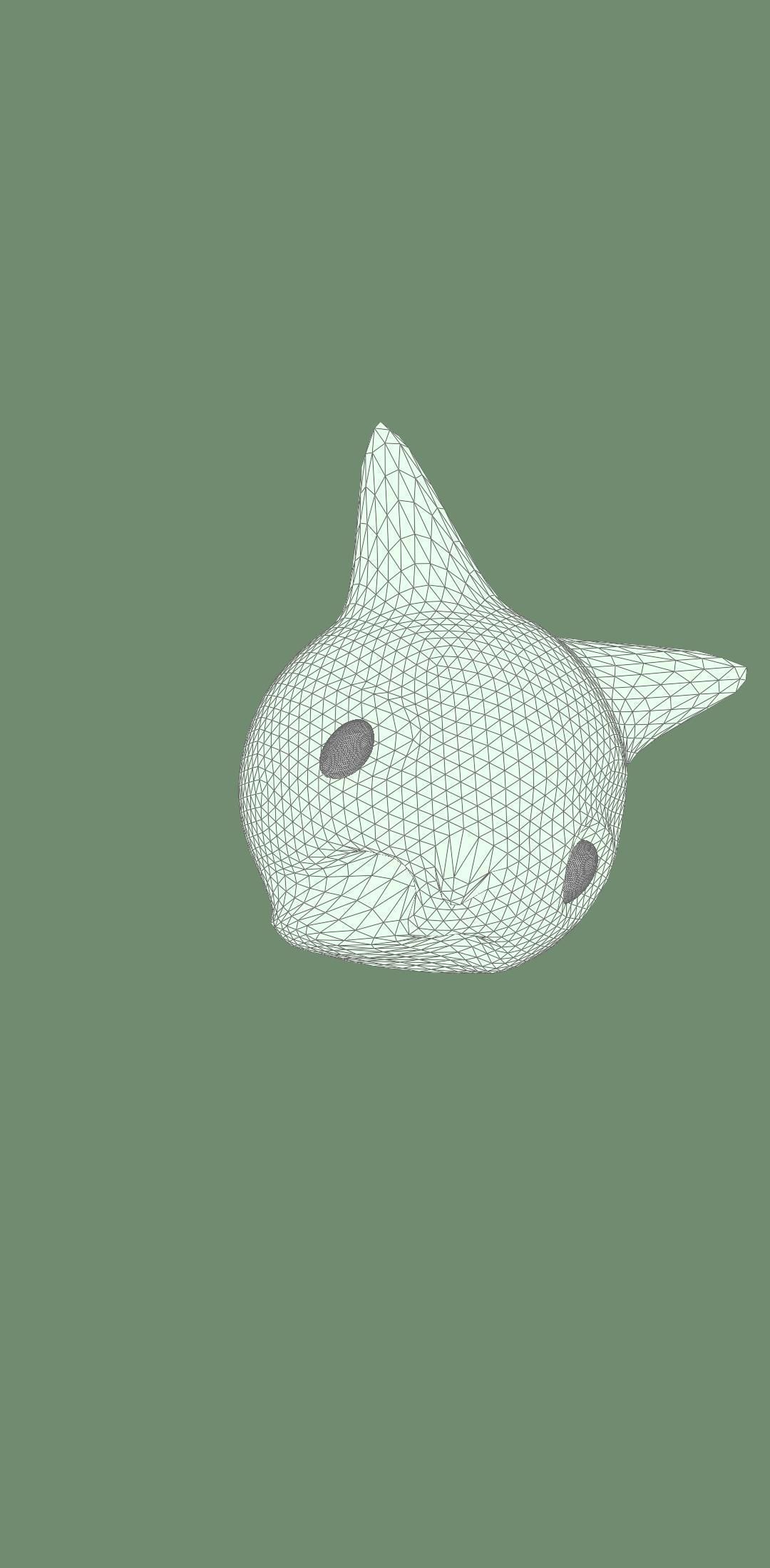 Villi cat Low-poly 3D model_12