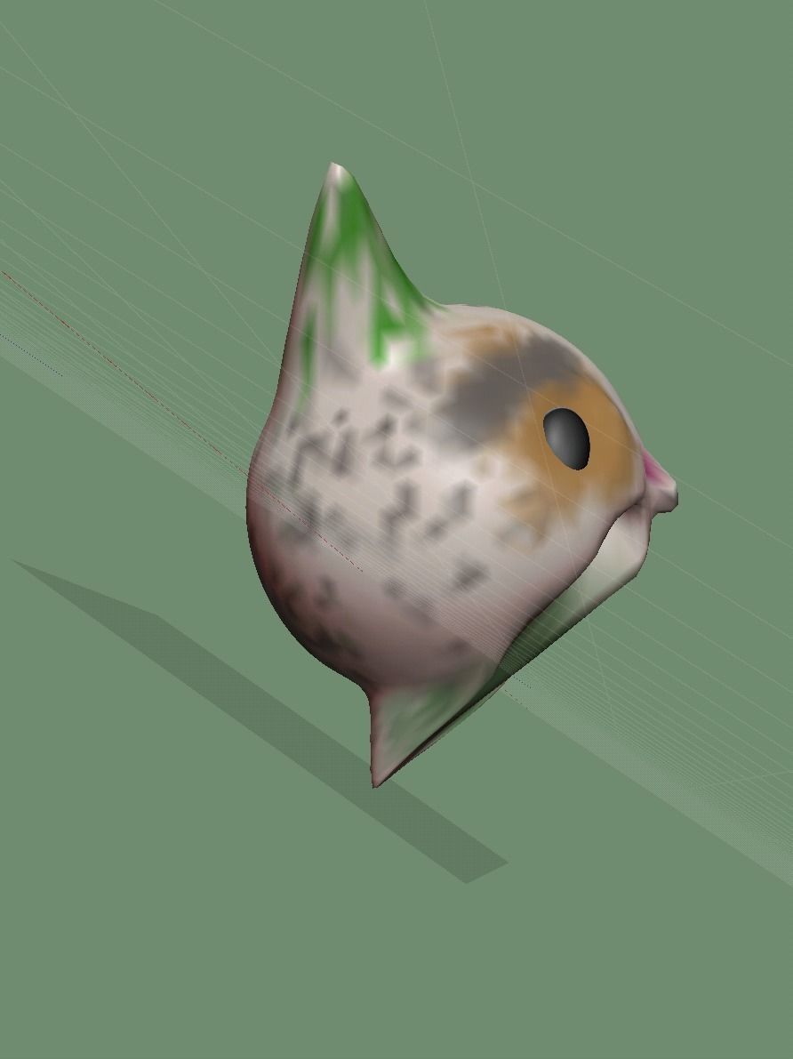 Villi cat Low-poly 3D model_8