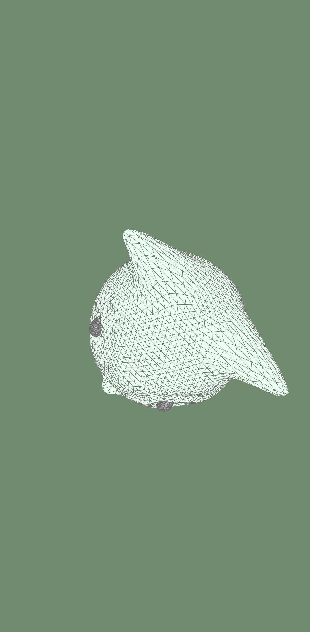 Villi cat Low-poly 3D model_14