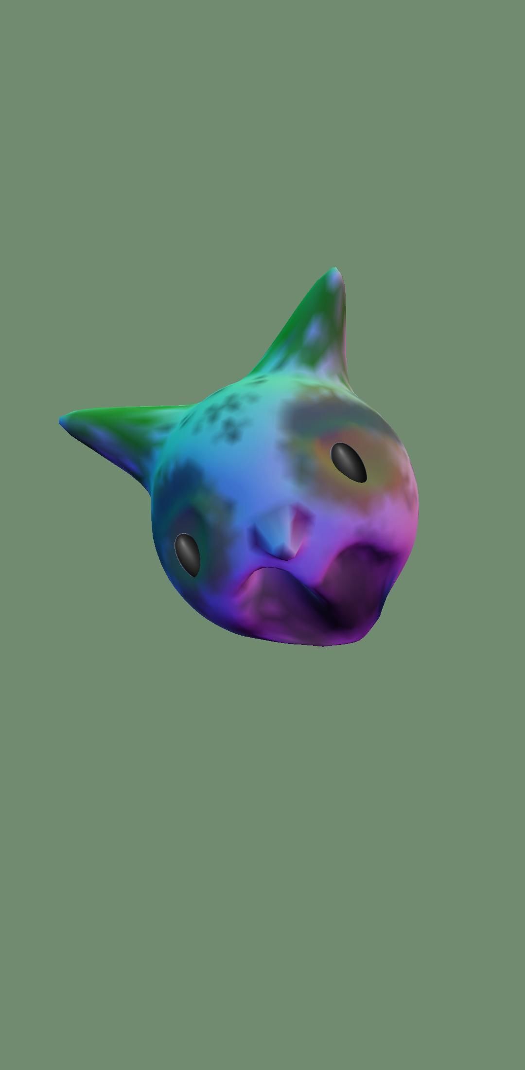 Villi cat Low-poly 3D model_11