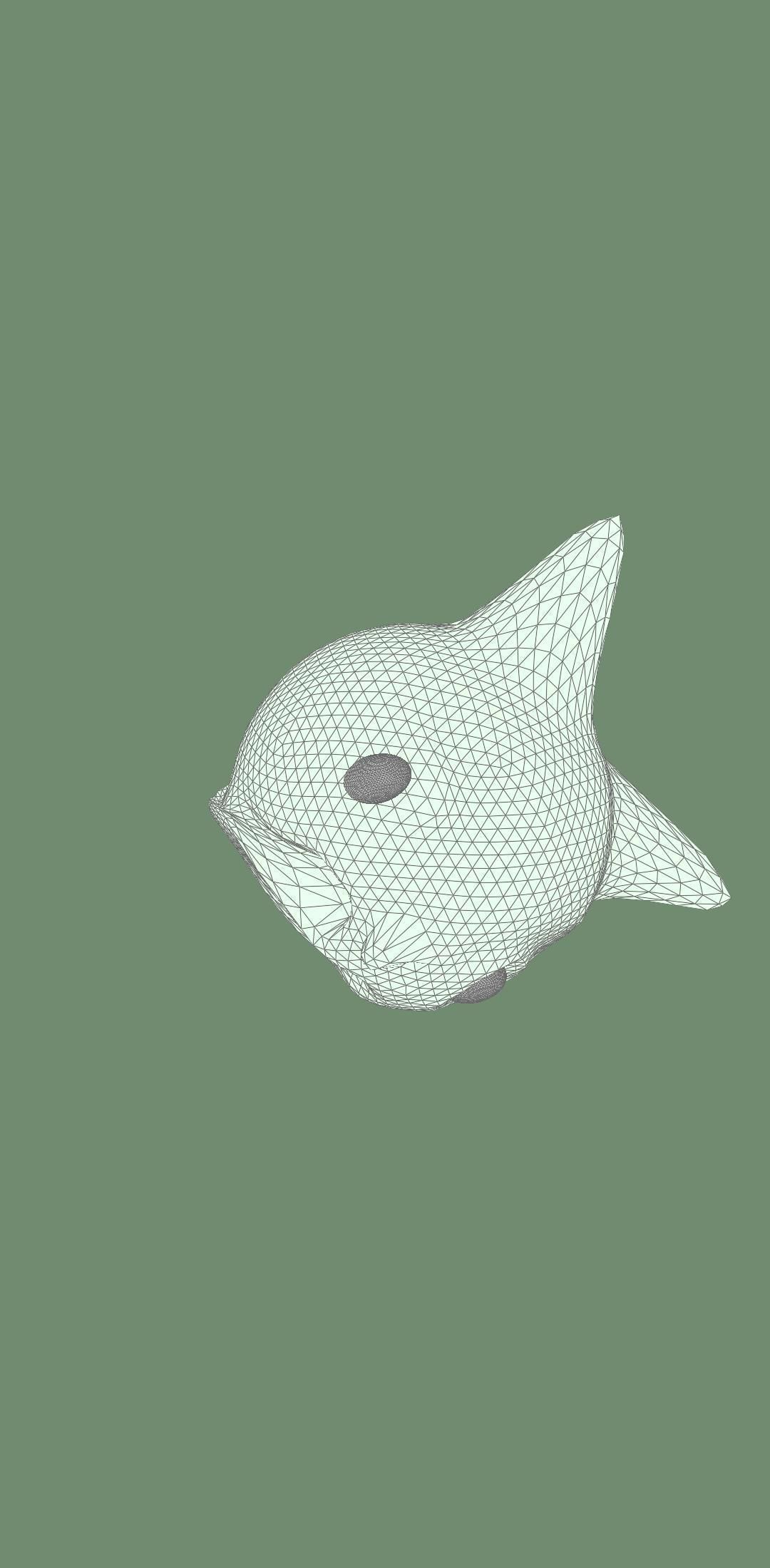 Villi cat Low-poly 3D model_15