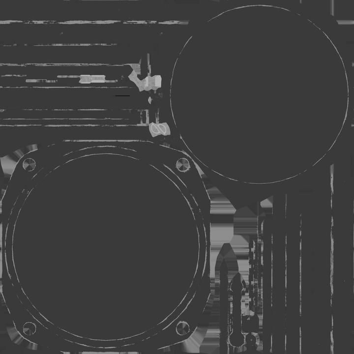 US RATE OF CLIMB INDICATOR Low-poly 3D model_6