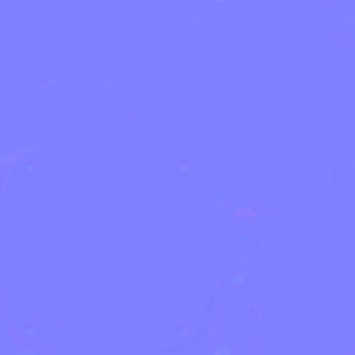 US RATE OF CLIMB INDICATOR Low-poly 3D model_7