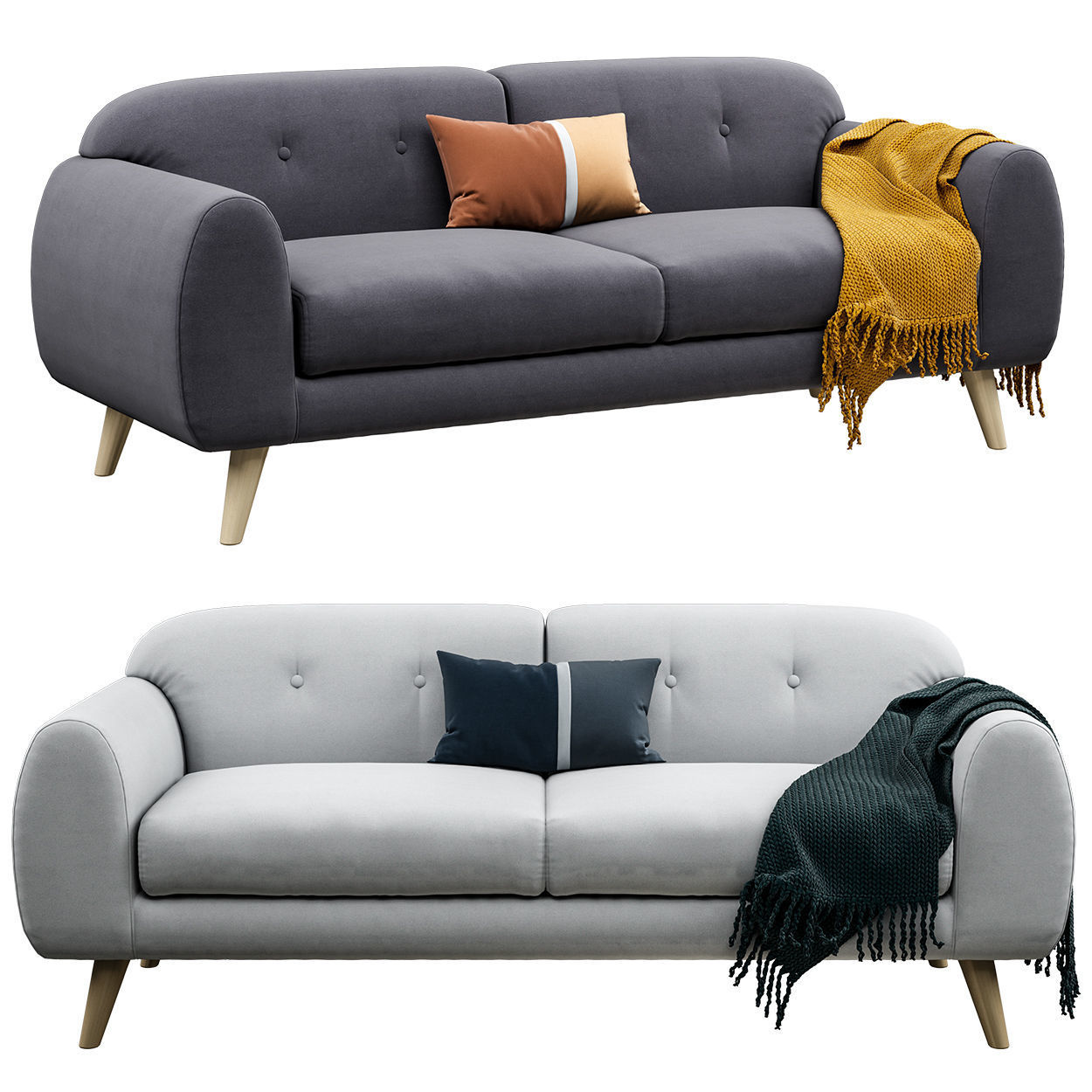 Jysk Sofa Faster 3D model CGTrader