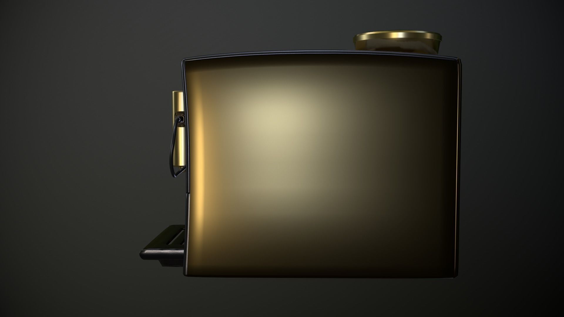 Coffee Maker  Low-poly 3D model_11