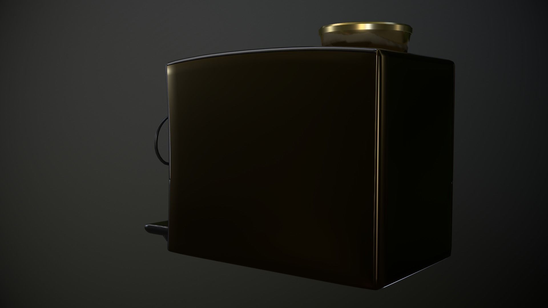 Coffee Maker  Low-poly 3D model_10