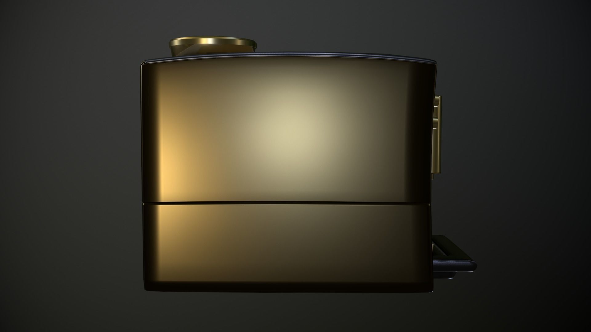 Coffee Maker  Low-poly 3D model_5