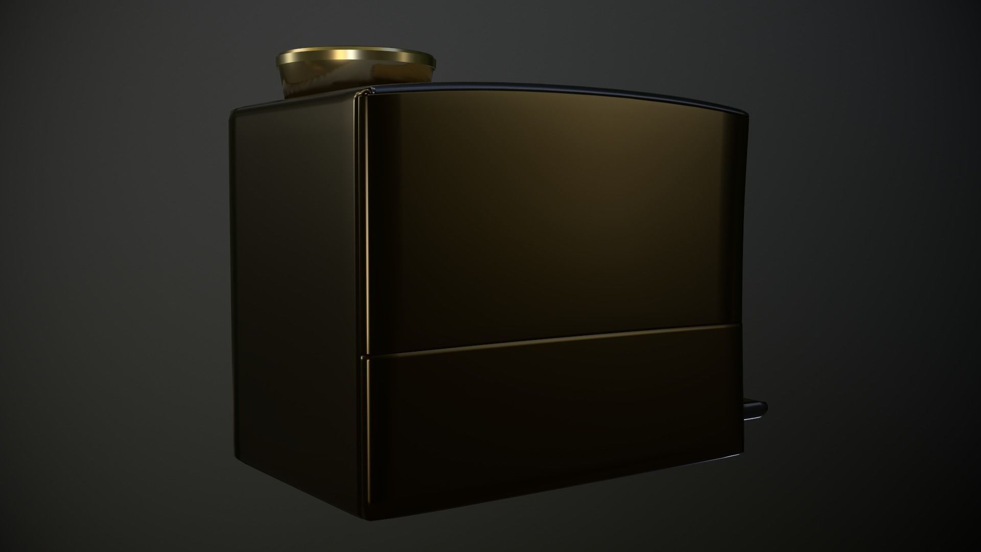 Coffee Maker  Low-poly 3D model_6