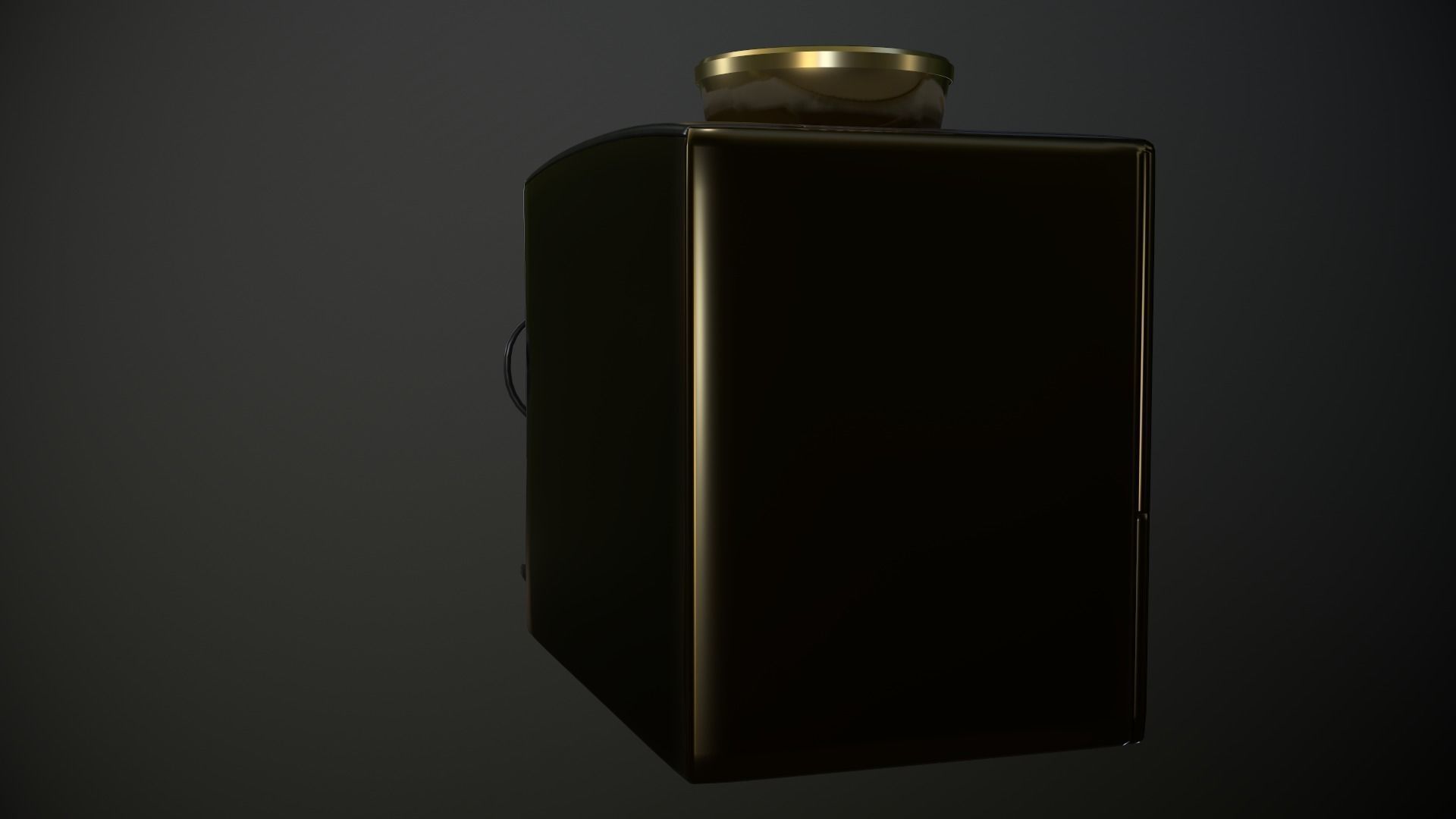 Coffee Maker  Low-poly 3D model_9