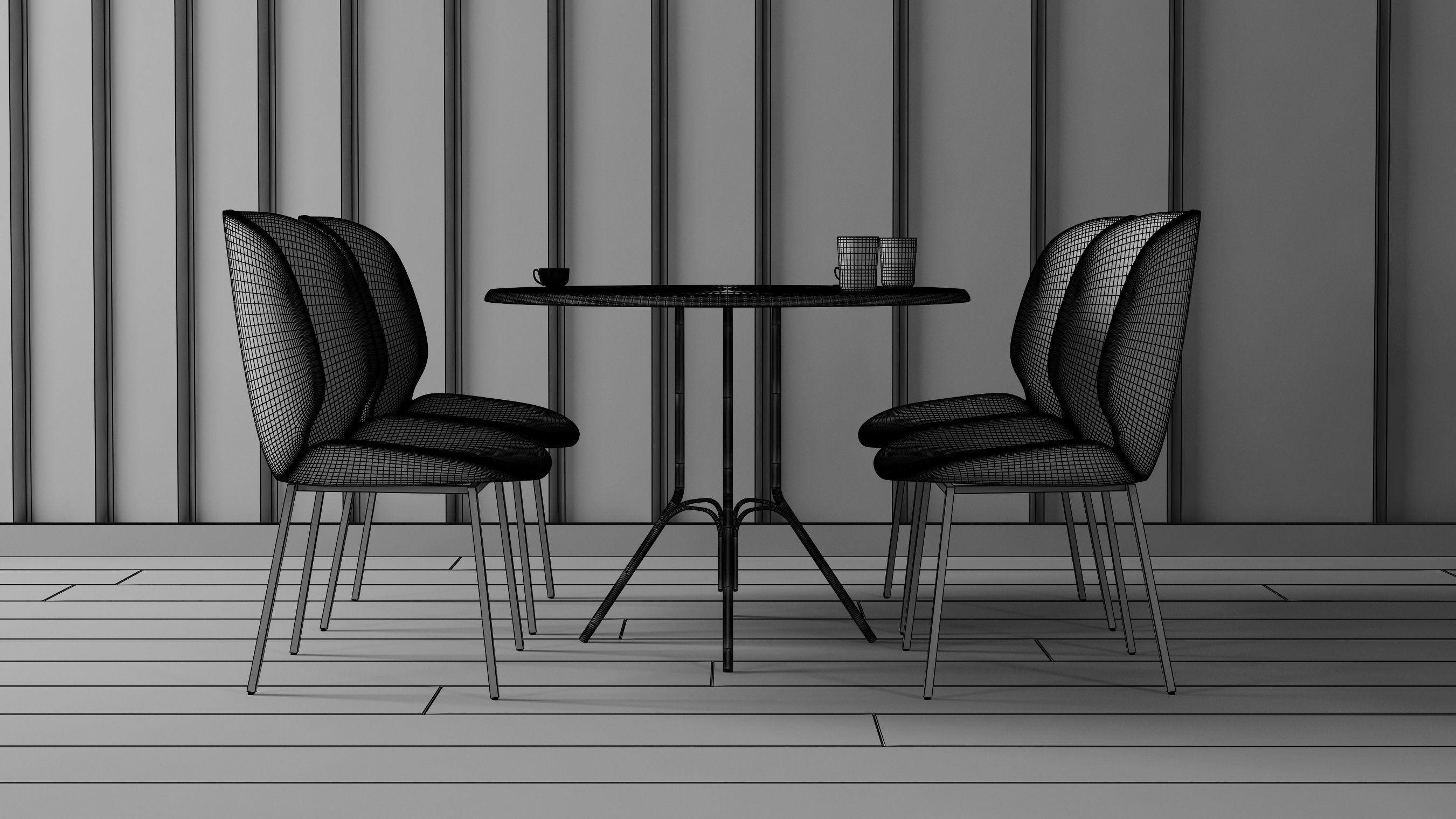 Dining - Home Furniture 05 3D model_4