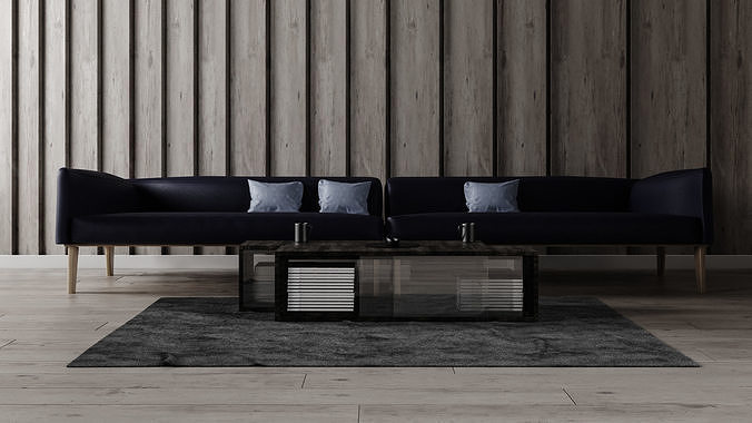 Sofa Set - Home Furniture 10 3D model