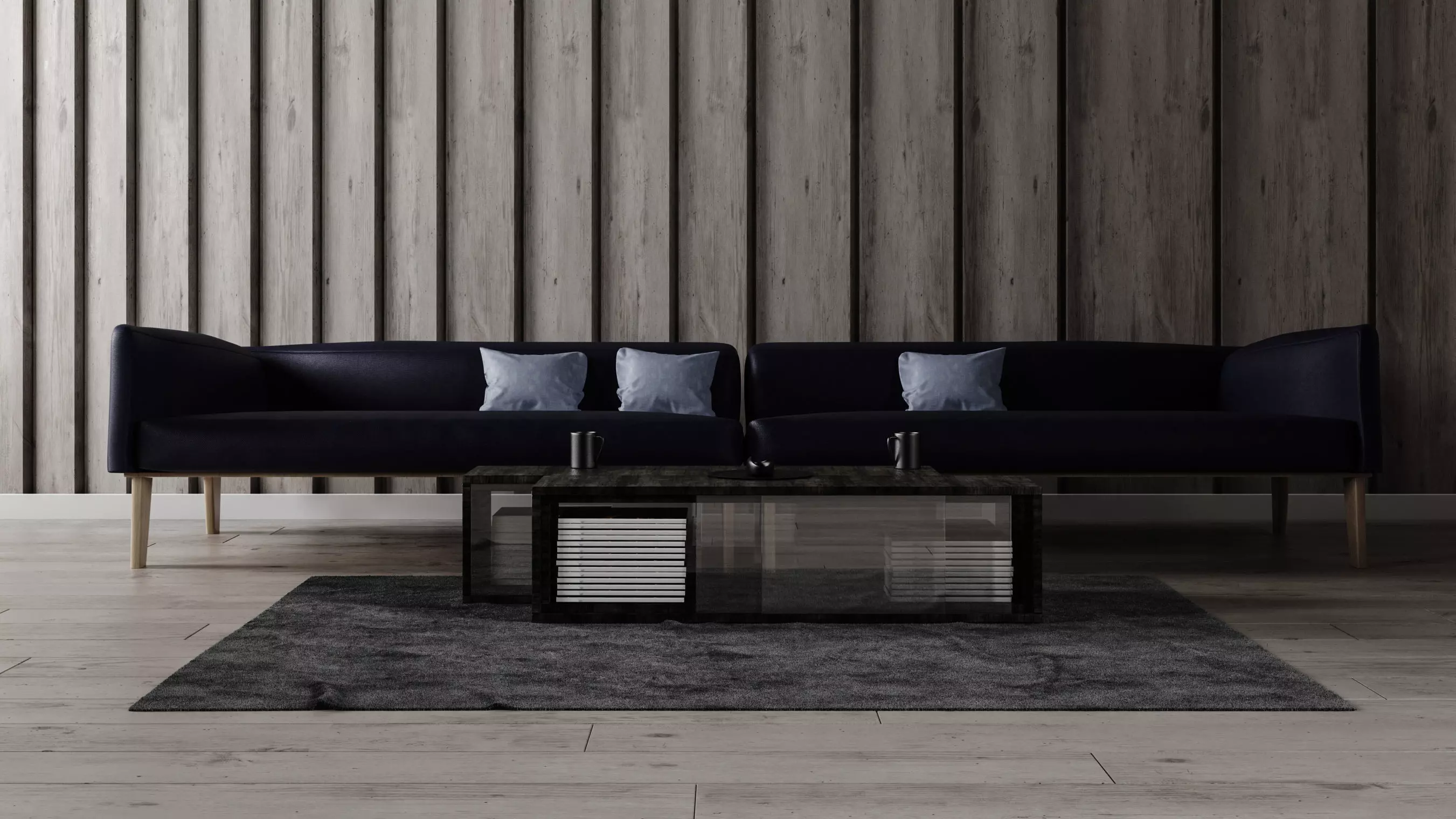 Sofa Set - Home Furniture 10 3D model_0