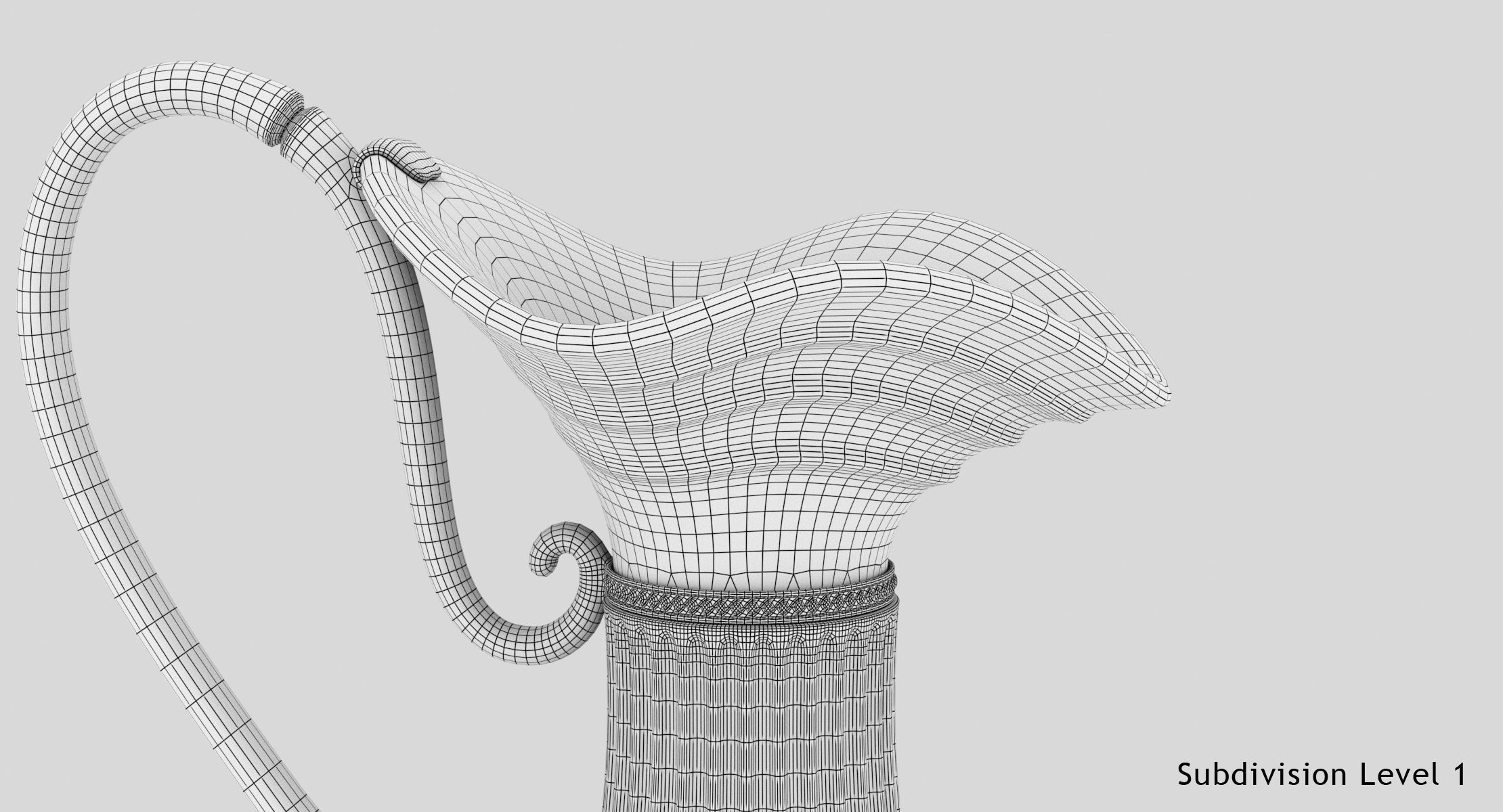 Crystal Pitcher 3D model_9