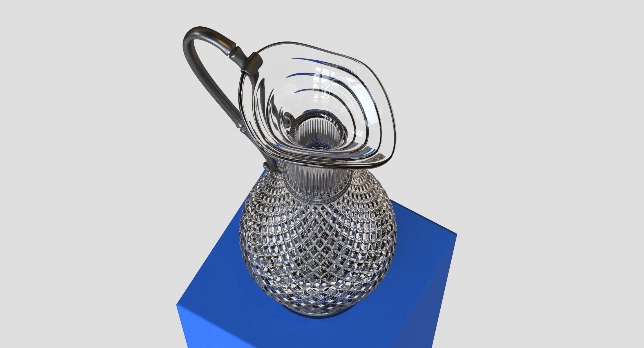 Crystal Pitcher 3D model_5