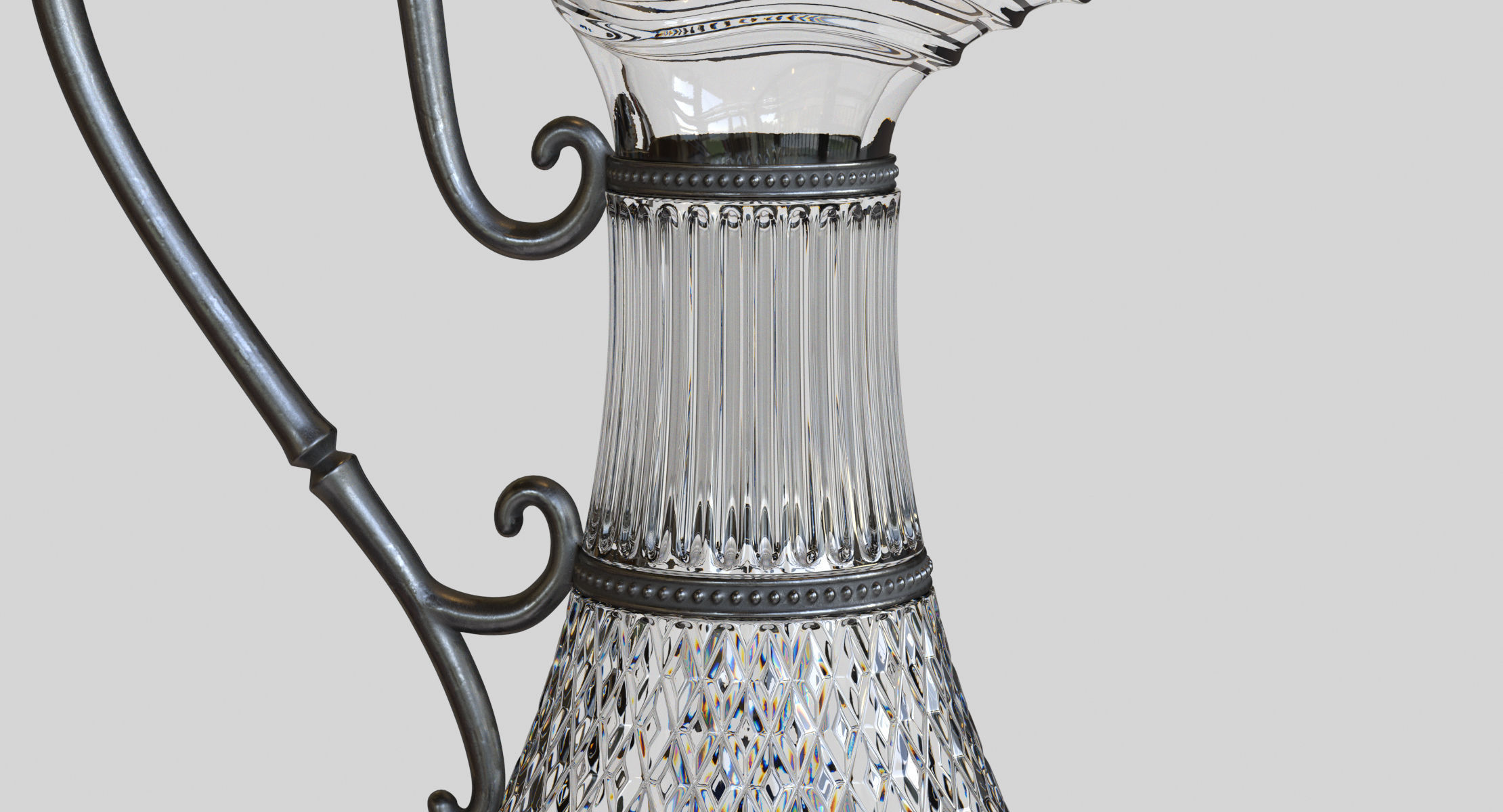 Crystal Pitcher 3D model_2