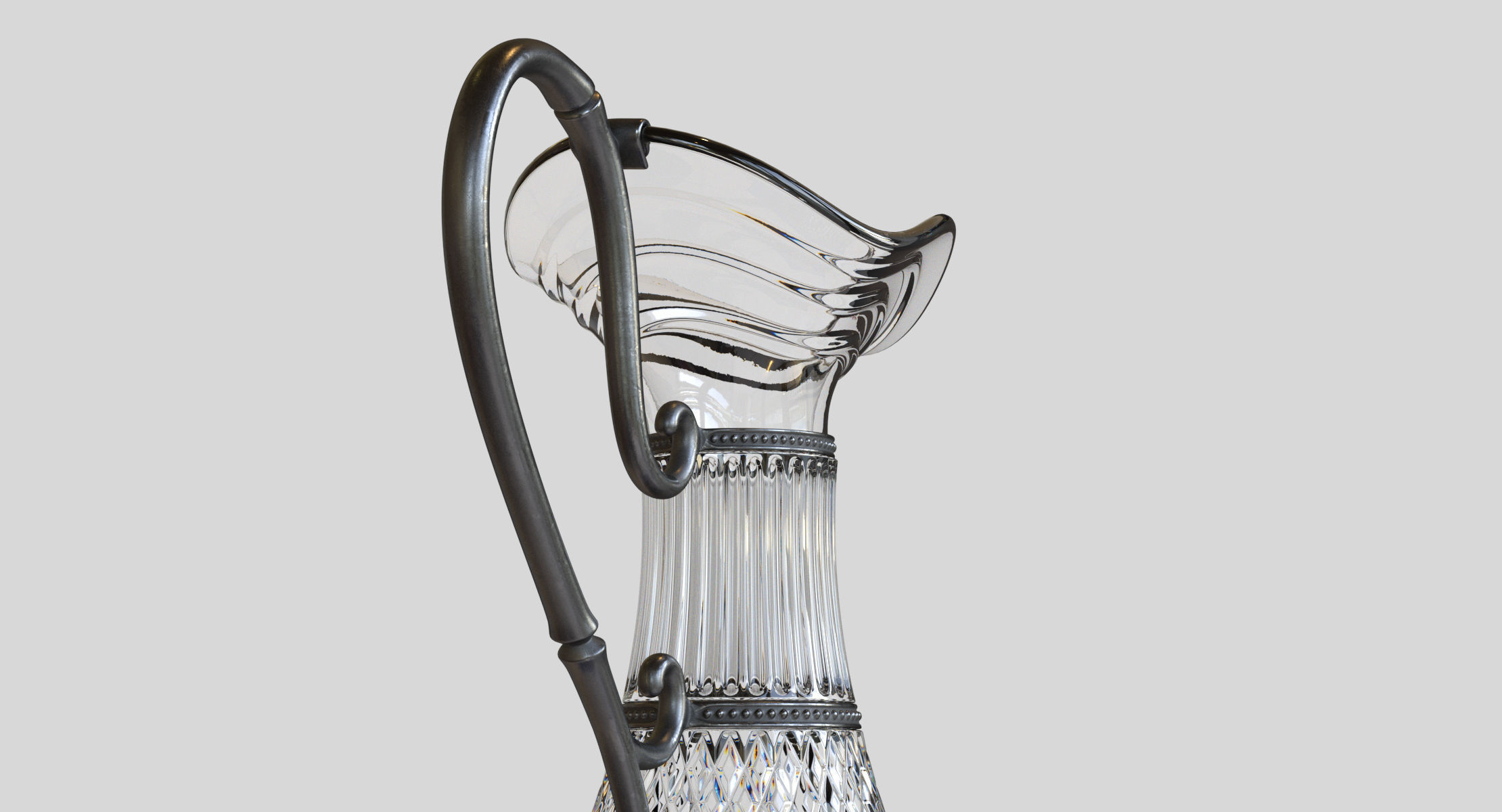 Crystal Pitcher 3D model_4