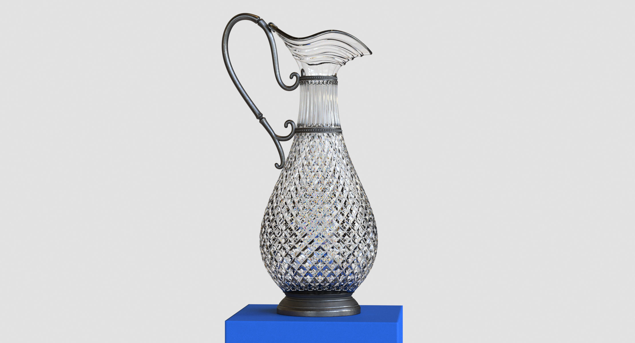 Crystal Pitcher 3D model_1
