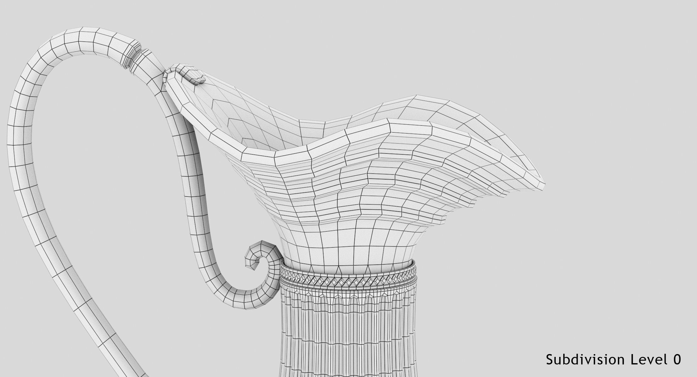 Crystal Pitcher 3D model_8