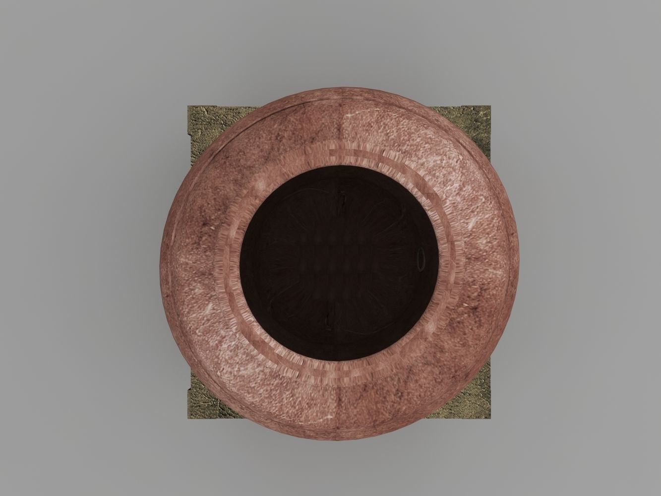 Pottery Water pot 3D model_3