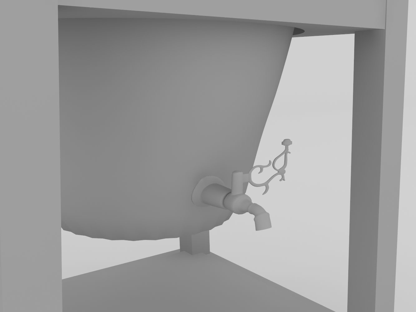 Pottery Water pot 3D model_12