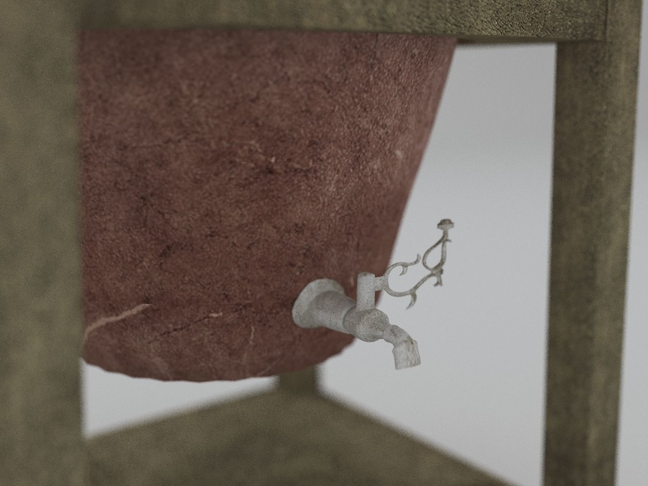 Pottery Water pot 3D model_15