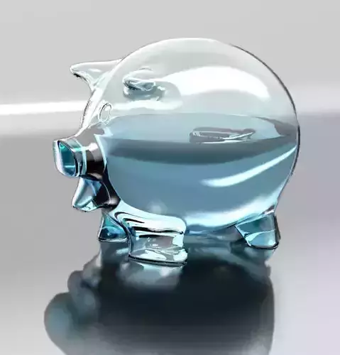Pig  glass 
