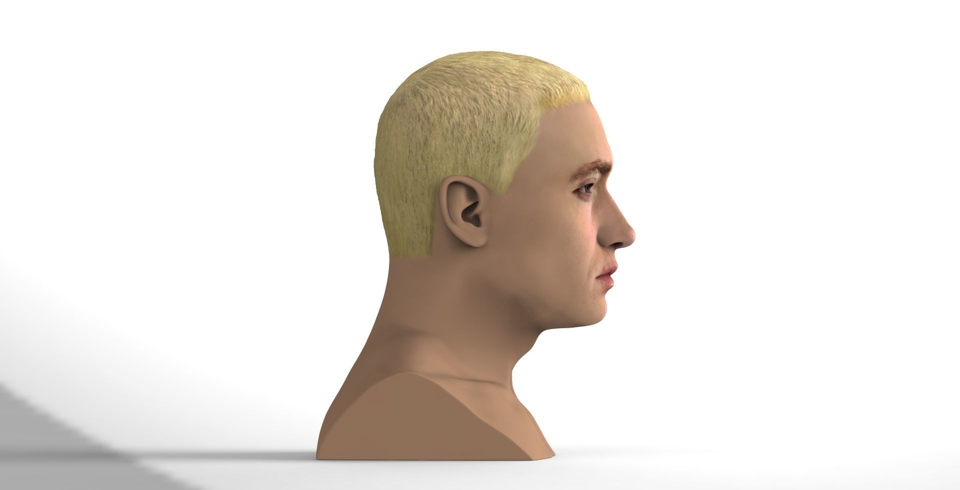 Eminem bust ready for full color 3D printing 3D print model_5
