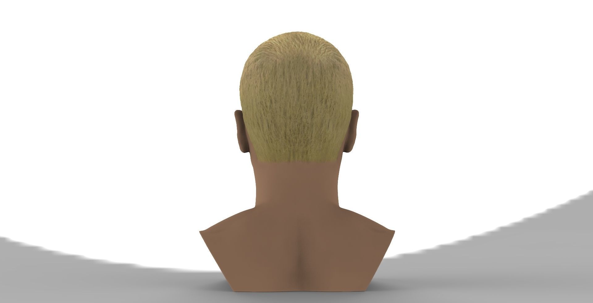 Eminem bust ready for full color 3D printing 3D print model_4