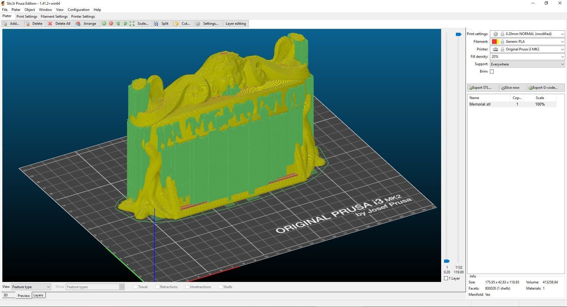 Memorial - 3D Print Model memory of when i gave shit 3D print model_5