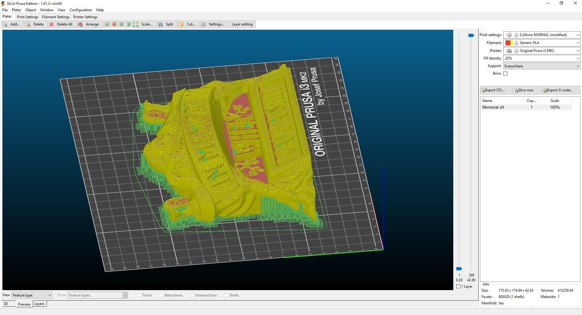 Memorial - 3D Print Model memory of when i gave shit 3D print model_4