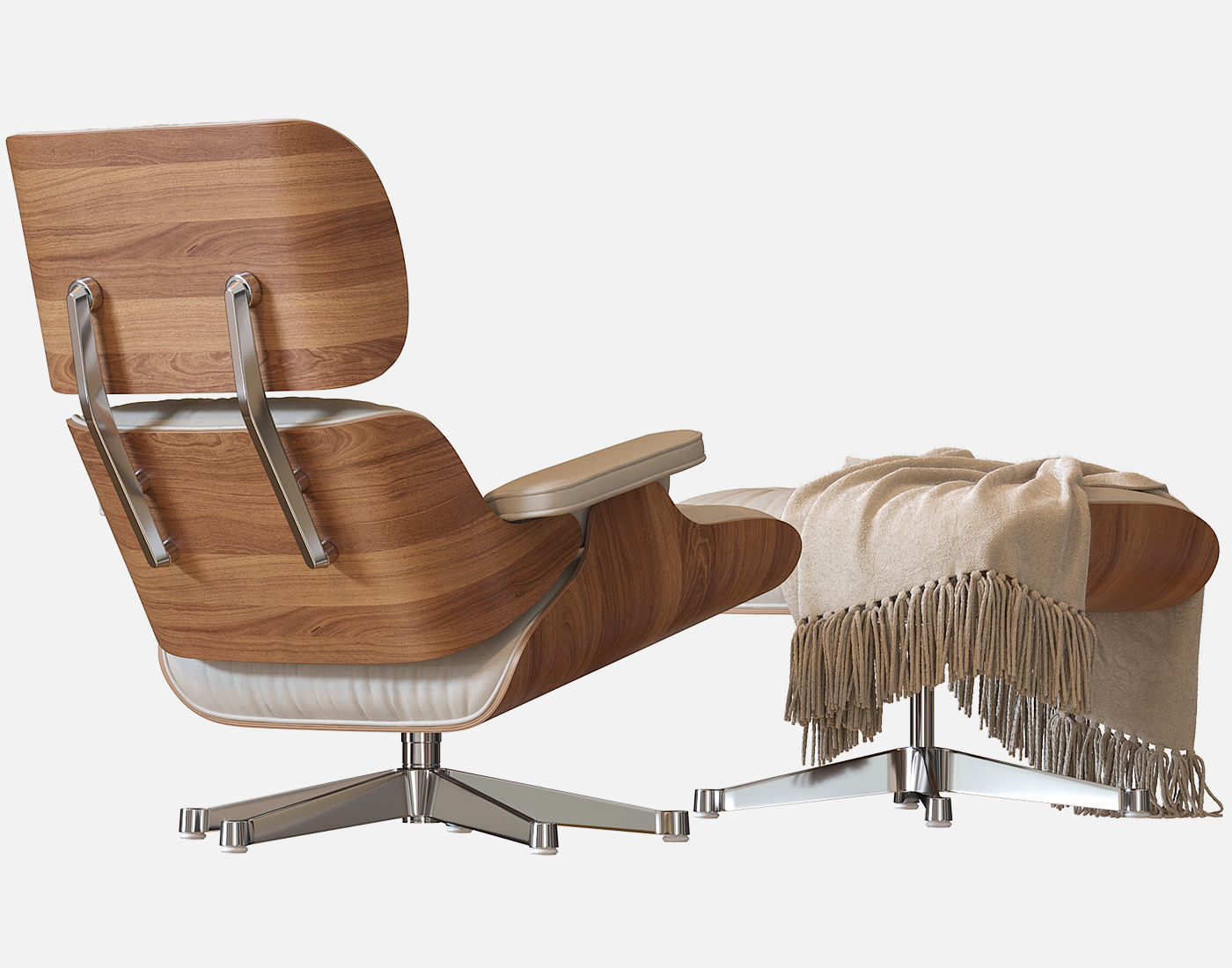 Eames Lounge Chair 3D model_6