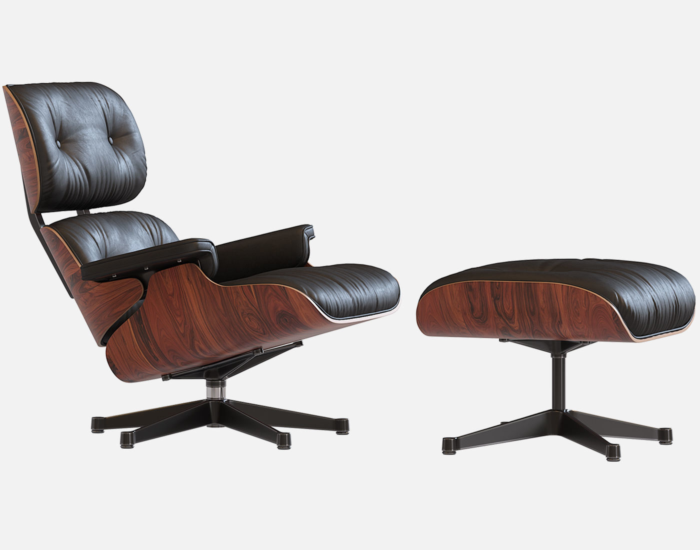 Eames Lounge Chair 3D model_4