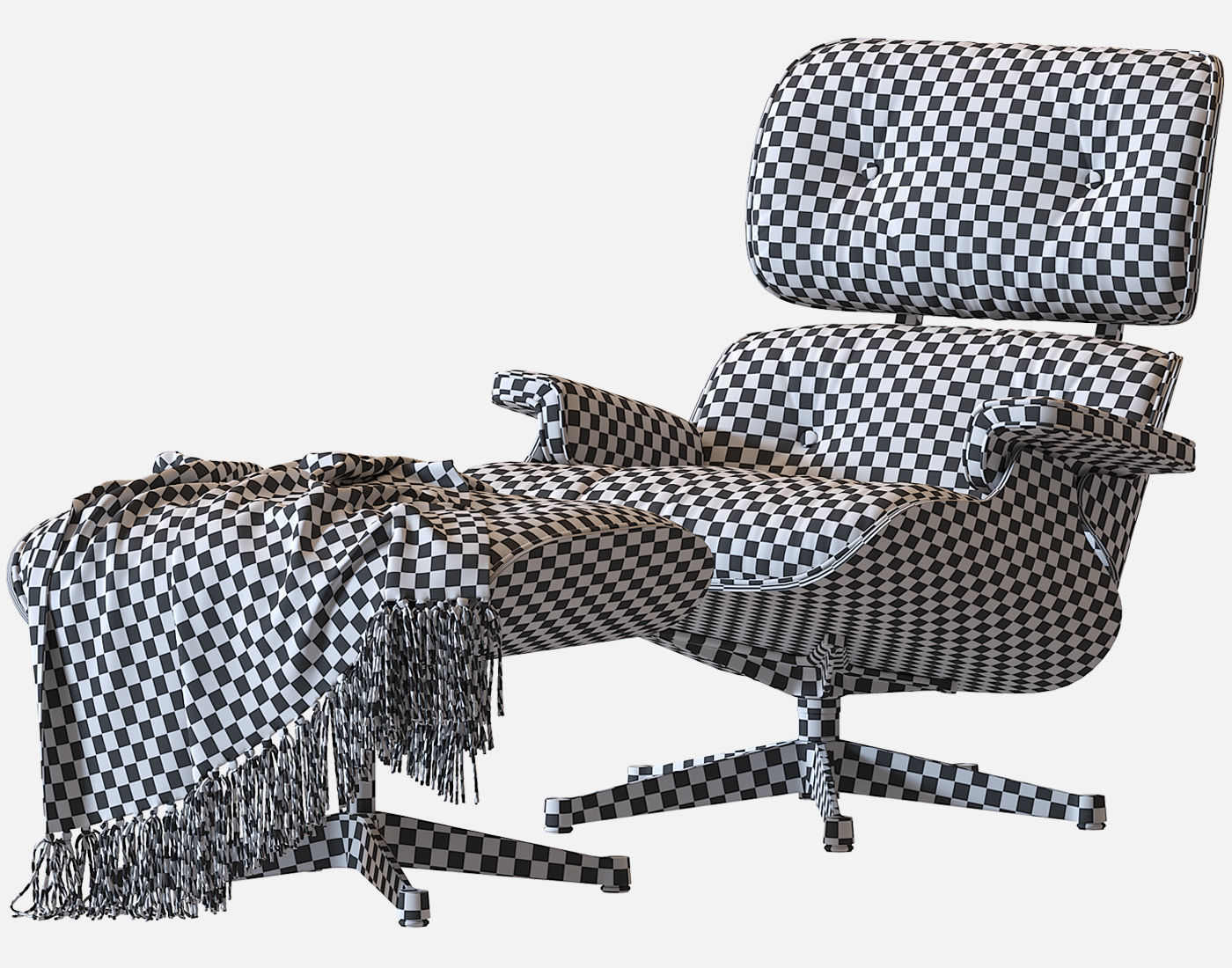 Eames Lounge Chair 3D model_10