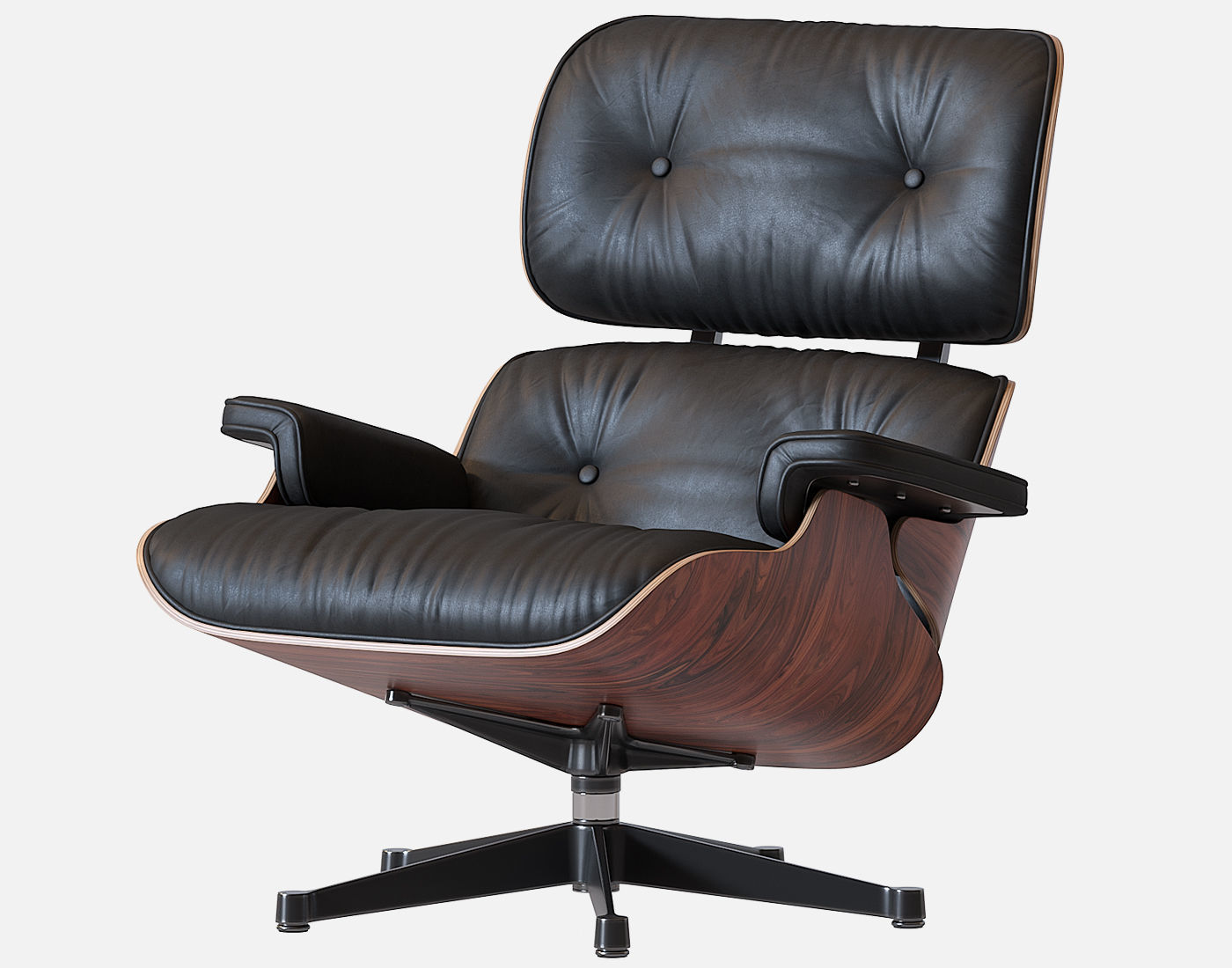 Eames Lounge Chair 3D model_2
