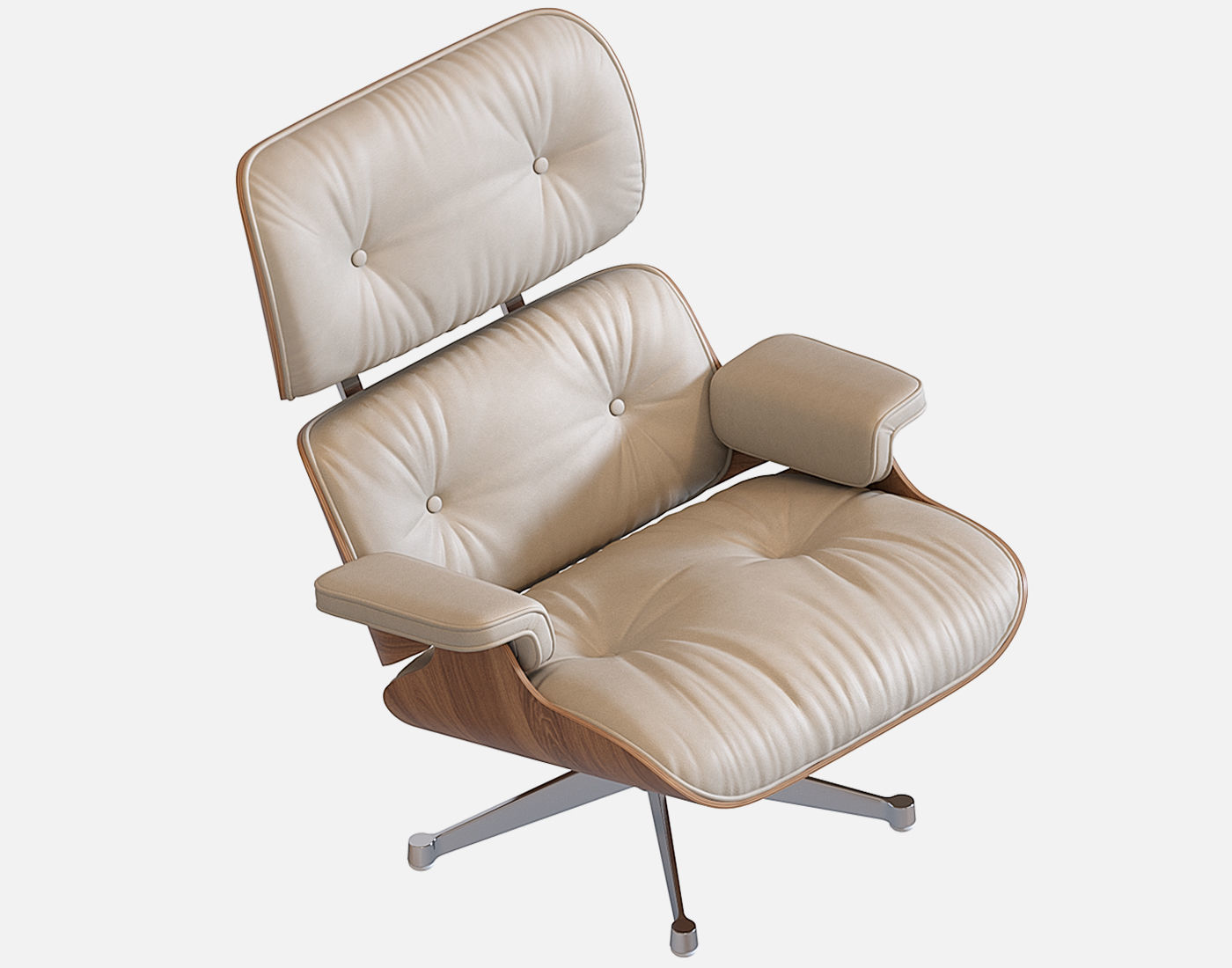 Eames Lounge Chair 3D model_9