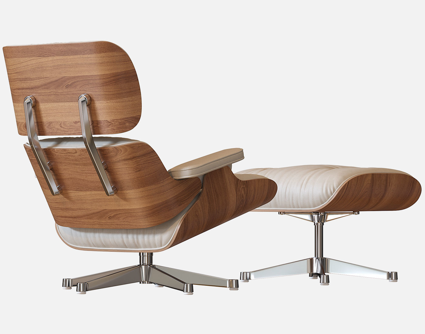 Eames Lounge Chair 3D model_7