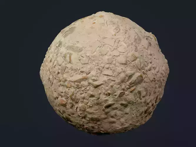 Sand Beach Terrain Stones Seamless PBR Texture Texture