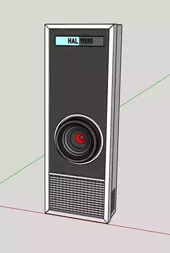 HAL 9000 Enclosure for Google Mini or Echo Gen 1 3D print model