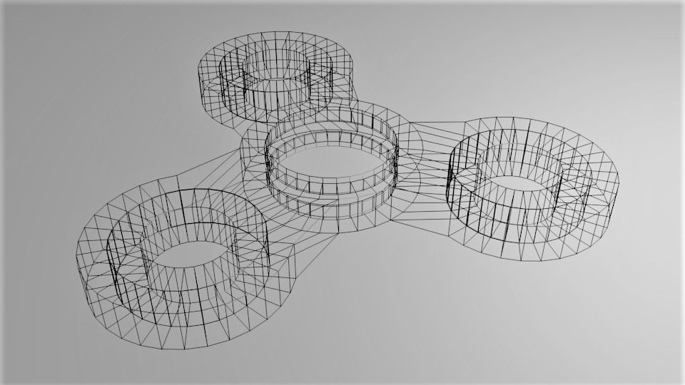 Fidget Spinner 1 3D model_5