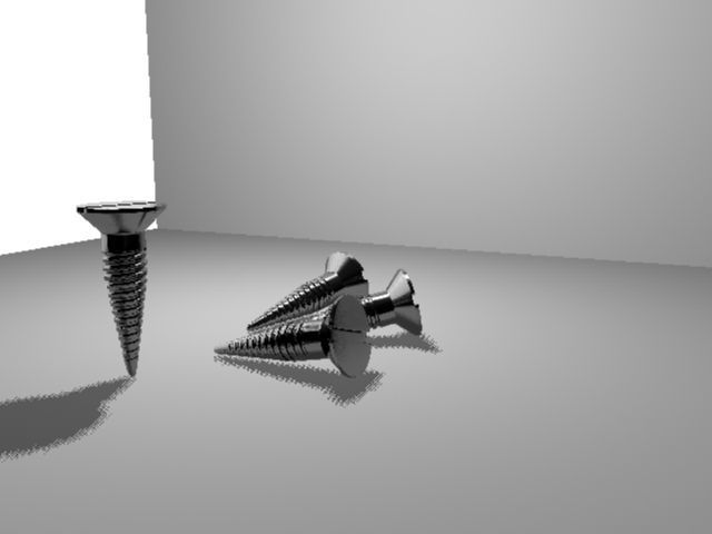 SCREW Low-poly 3D model_11