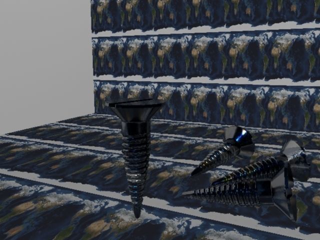 SCREW Low-poly 3D model_16