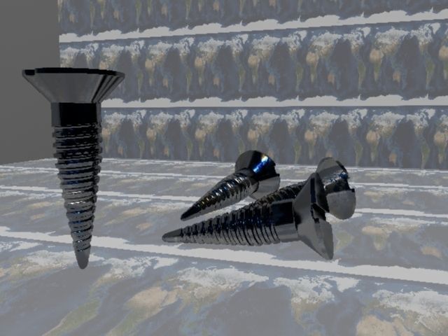 SCREW Low-poly 3D model_10