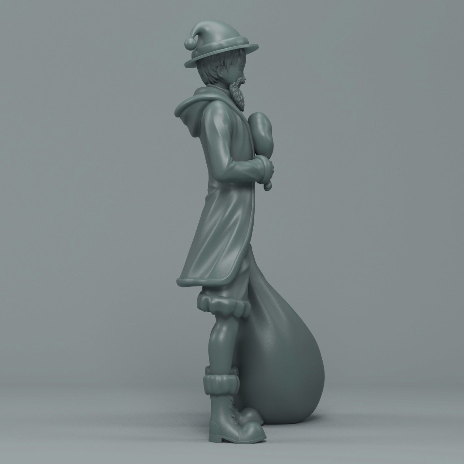 Santa Luffy 3D print model_4