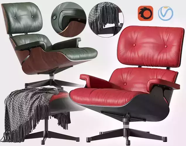 Eames Lounge Chair 3D model