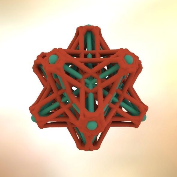 Hedron stars Nest 3D print model_15