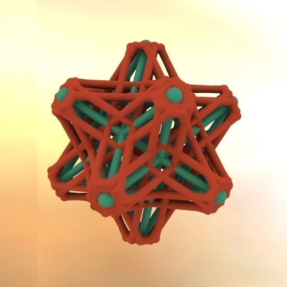 Hedron stars Nest 3D print model_16