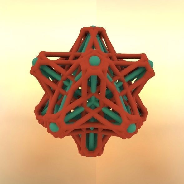 Hedron stars Nest 3D print model_19